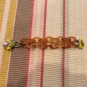 Vintage J. Crew Resin Frog Bracelet
